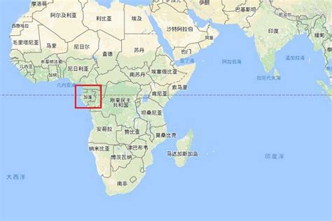 加蓬地图图片