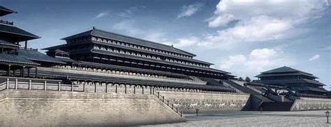 阿房宫复原图图片