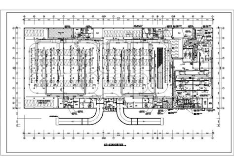 [抚顺]某34000㎡三层商贸城通风空调工程施工设计图纸_通风除尘_土木在线