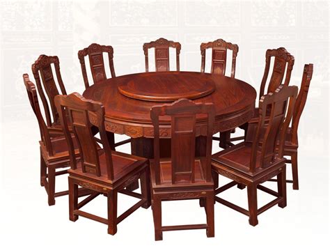 宅家柚木餐桌实木折叠餐桌圆形小户型餐桌现代简约6人中式餐桌椅-美间设计