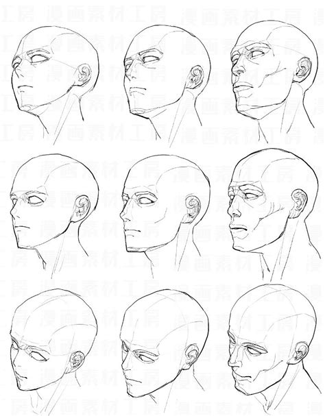 动漫人物手绘线稿图，非常适合初学者临摹_绘画 人物-CSDN博客