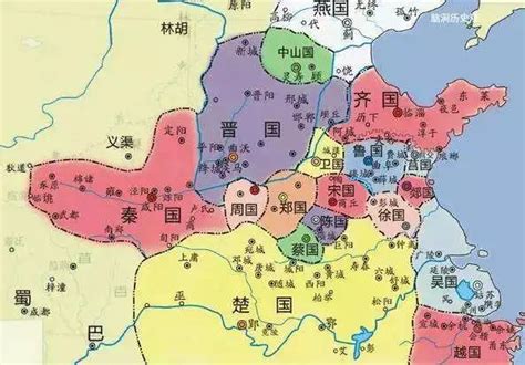 秦朝郡县图图片
