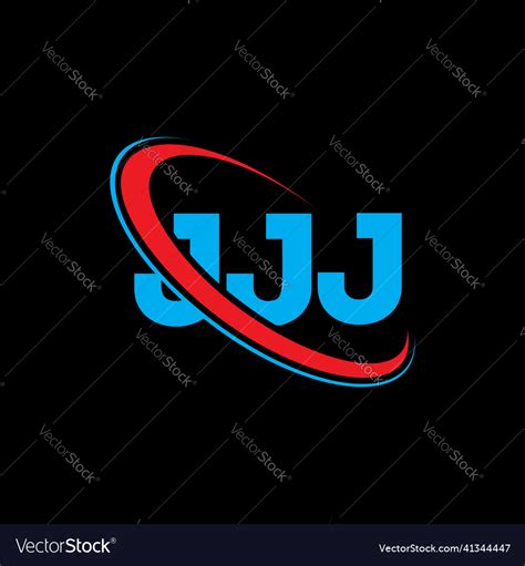 Jjj logo letter letter logo design Royalty Free Vector Image