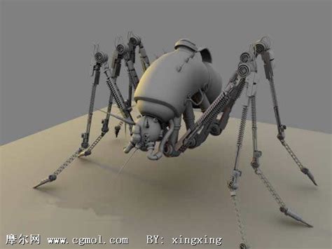 8个液压支腿机械蜘蛛_SOLIDWORKS 2020_模型图纸下载 – 懒石网