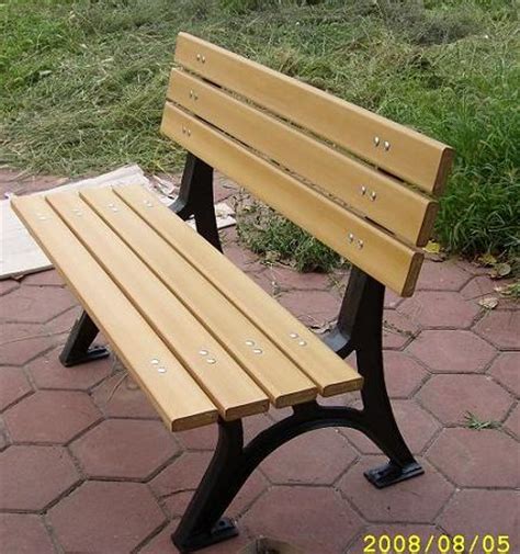 塑木 户外休闲椅 公园椅 - [型材,型材] - 全球塑胶网