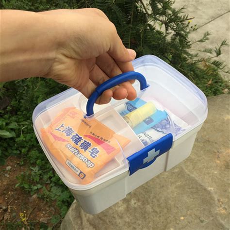 家庭医药箱多层药店急救药品收纳箱家用塑料儿童小药箱-阿里巴巴