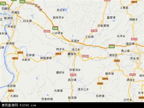 醴陵市地图 - 醴陵市卫星地图 - 醴陵市高清航拍地图