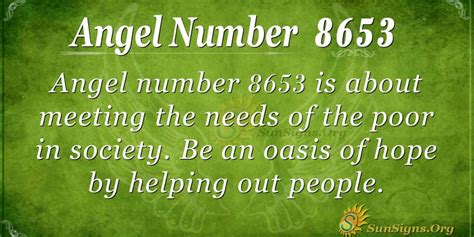 Angel Number 8653 Meaning: Transforming Lives - SunSigns.Org