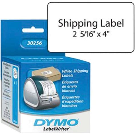 Dymo 30256 Shipping Label, 300 Labels Per Roll. One Roll/Pack from Cole ...