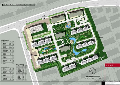 几个小区规划总平面-大图的图片浏览,园林方案设计,居 住 区,园林景观设计施工图纸资料下载_定鼎园林
