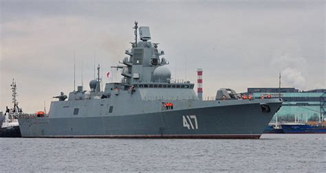 俄22350护卫舰首舰开始海试_军事_环球网