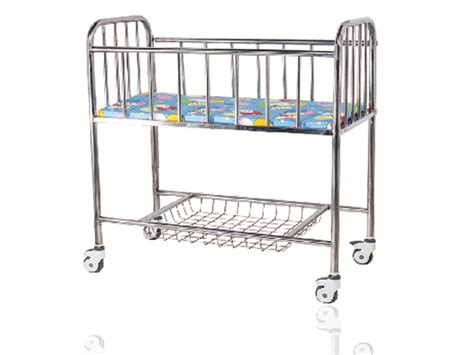 LK/A18 不锈钢婴儿床-山东康铭医疗设备有限公司