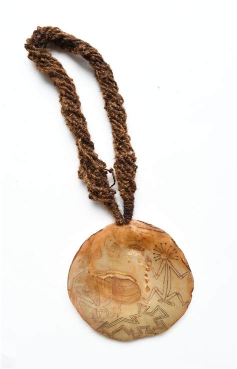 Sold Price: Well carved Aboriginal pearl shell (Riji Jakoli) - February ...