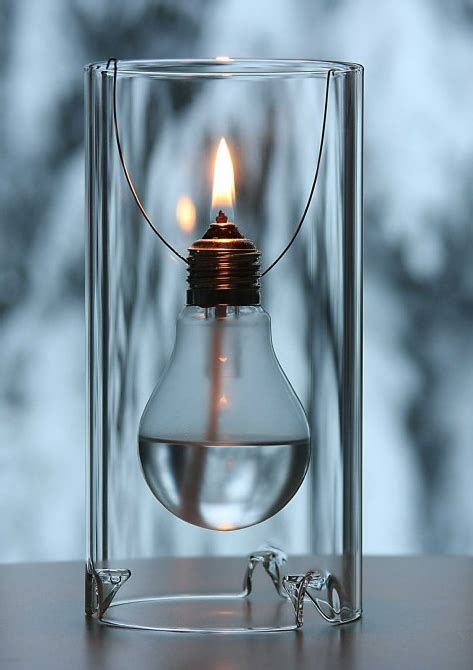 玻璃油灯经典的设计，感受古代伟人的智慧创意-优概念