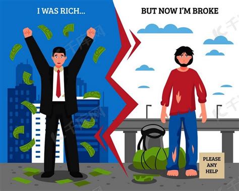 有色无家可归者在构图之前与富人和穷人矢量图之间的差异。背景图片免费下载_海报banner/高清大图_千库网(图片编号6318902)