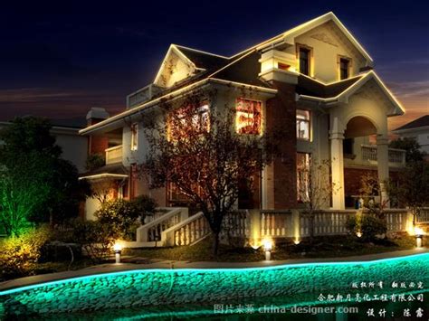 别墅亮化 LED投光灯给您亮出宫殿般的家