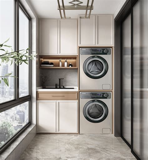 洗衣机收纳柜如何设计 9款实用派洗衣机柜组合柜设计 - 本地资讯 - 装一网