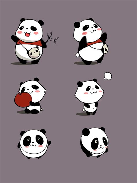 卡通熊猫插画模板下载(图片编号:20131018091848)-陆地动物-生物世界-矢量素材 - 聚图网 juimg.com