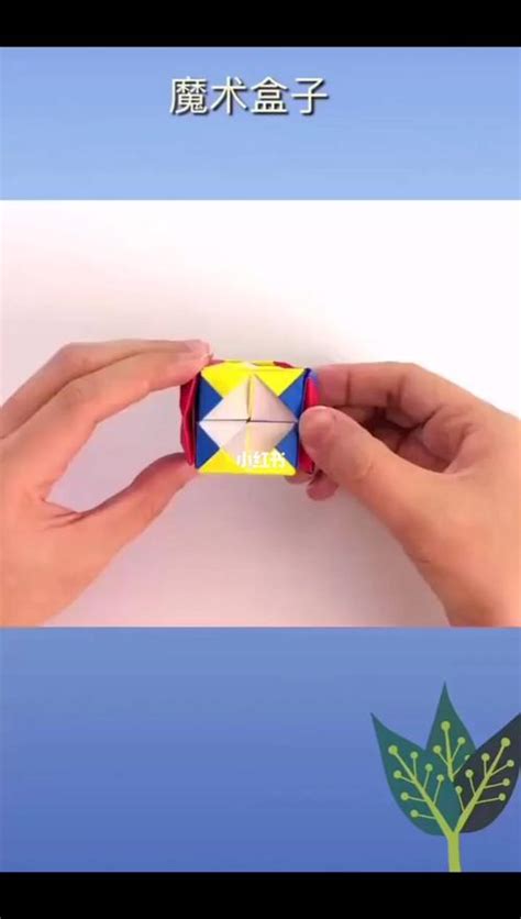 手工折纸解压按钮,解压的折纸小玩具,做一个解压小玩具_大山谷图库
