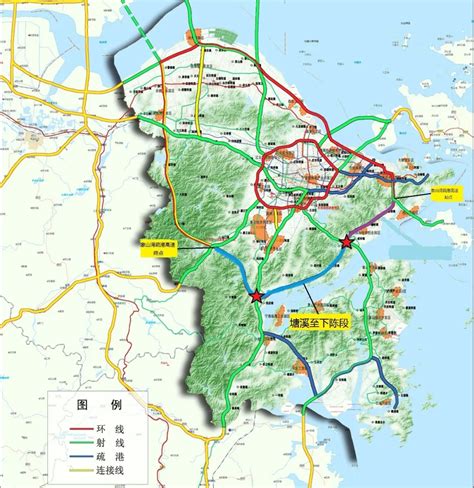 宁波快速路网规划图,北清路快速路路线图,羊西线快速路图_大山谷图库
