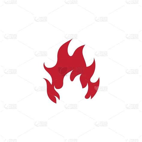 火焰符号图例模板向量