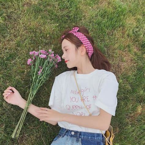 甜美女生森系头像图片