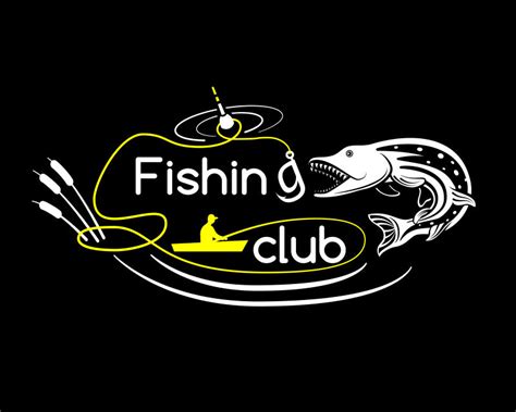 钓鱼用品俱乐部标志商标设计图__广告设计_广告设计_设计图库_昵图网nipic.com