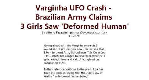 目击者说谎，揭开1996年巴西“红眼外星人”事件真相！