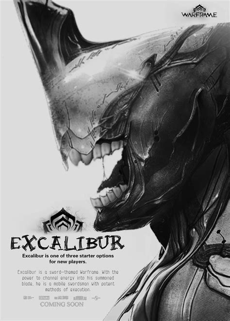Warframe-Excalibur圣剑|平面|海报|摸梎猫 - 原创作品 - 站酷 (ZCOOL)