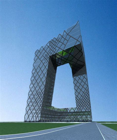 Completed : CCTV Headquarters in Beijing / OMAOMA 设计的中央电视台新台址主楼效果图