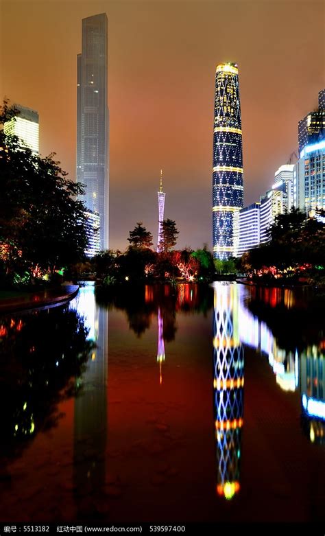现代都市广州珠江新城夜城—高清视频下载、购买_视觉中国视频素材中心