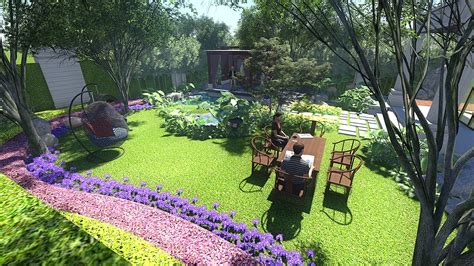 小花园设计|空间|景观设计|任任000 - 原创作品 - 站酷 (ZCOOL)
