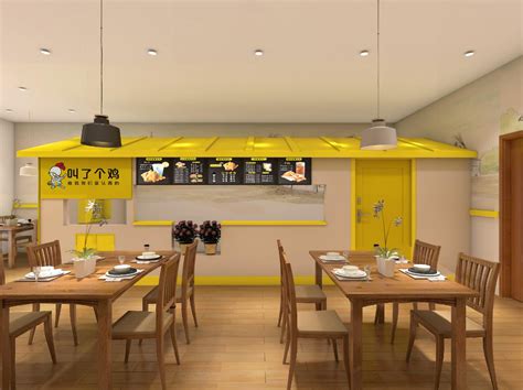 农家特色地锅鸡餐饮店设计 - 效果图交流区-建E室内设计网