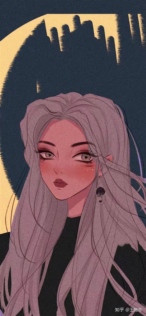 温柔红发女生头像