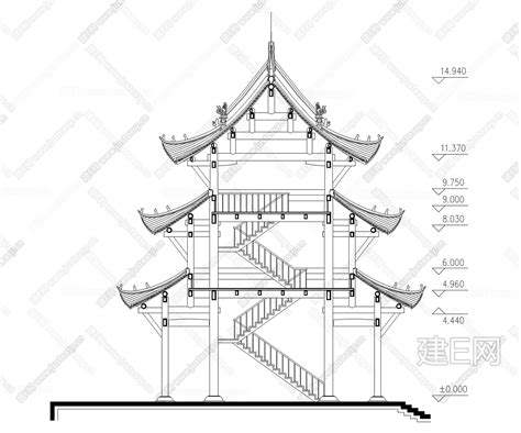 详图设计_寺庙古建筑设计方案图_仿古建筑_土木在线