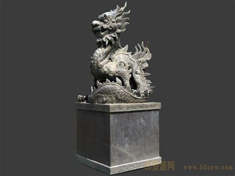 龙雕塑模型 石头龙 石龙 雕塑龙3D模型- 3D资源网-国内最丰富的3D ...