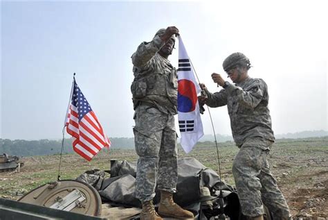韩国士兵编入美军部队一同参加军演_新浪图集_新浪网