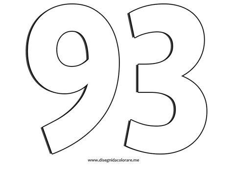 Number - 93 - Ninety Three Men