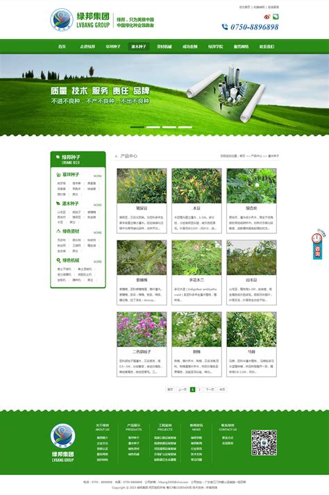广东营销型网站定制开发|绿化种子网站制作|绿化企业网站建设-江门析客