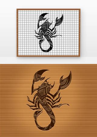 卡通蝎子ps艺术字体-卡通蝎子ps字体设计效果-千库网