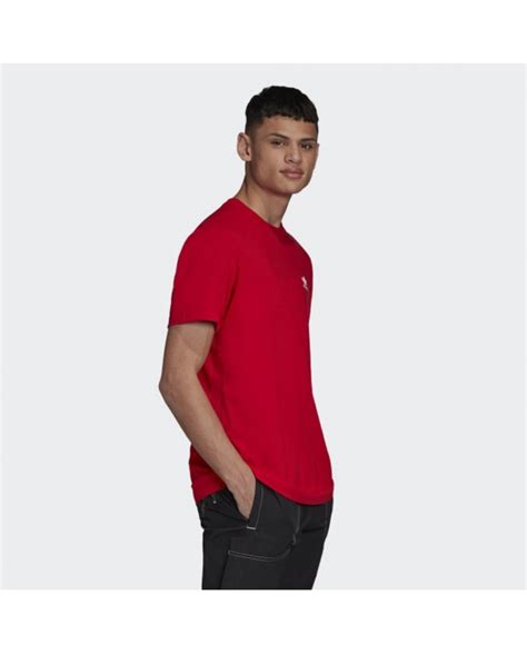 Maglia da Uomo Adidas Originals Essential T-Shirt Cotone Rossa GD2541