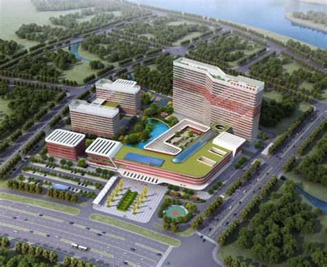 生命之舟——汨罗市人民医院整体迁建项目开工 - 设计圈 - 新湖南