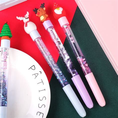 韩国创意网红仙女棒可爱卡通星星入油流沙笔魔法炫彩少女心中性笔-阿里巴巴