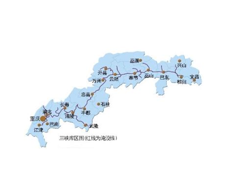 长江三峡地图图片