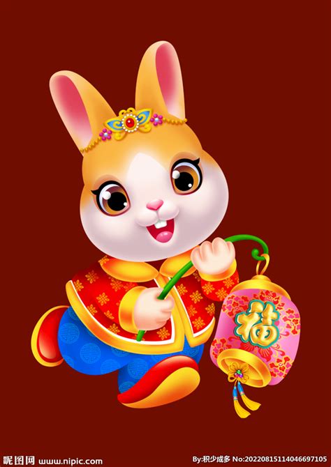 2023兔年卡通兔子设计图__节日庆祝_文化艺术_设计图库_昵图网nipic.com