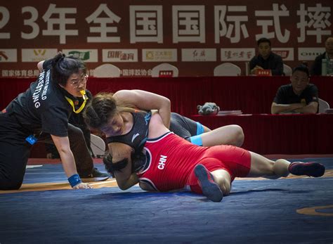 2023全国国际式摔跤锦标赛：看女子自由跤精彩瞬间-新闻中心-温州网