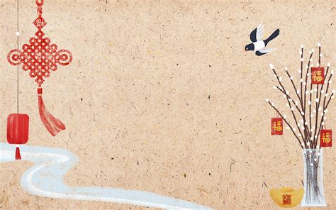 新春春节新年壁纸系列|插画|商业插画|希ccc - 原创作品 - 站酷 (ZCOOL)