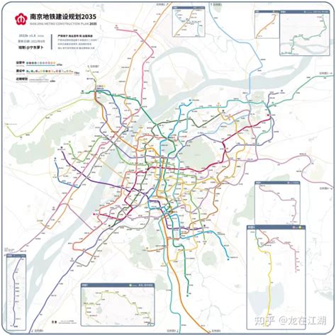 南京地铁远期线网规划图2035 及各条线路建设规划情况介绍 v1.5 - 知乎