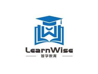 LearnWise（智学教育）商标设计 - 123标志设计网™