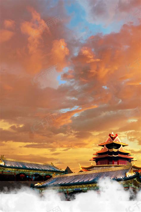 中国风春季北京旅游海报背景素材背景图片下载_2000x2999像素JPG格式_编号z0mfpwomv_图精灵